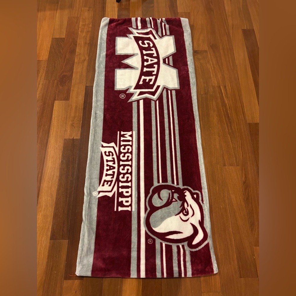 Mississippi State Bulldogs Maroon and Gray body pillow cover